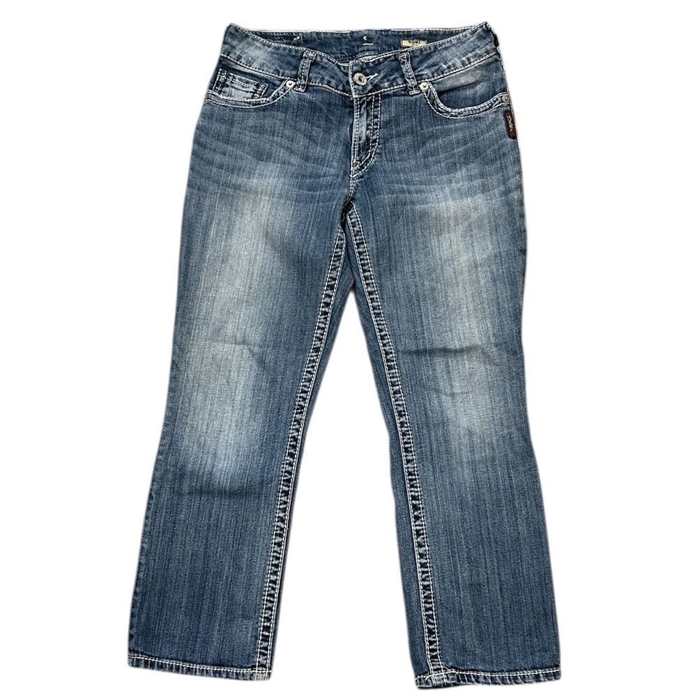 Silver Suki Capri Jeans